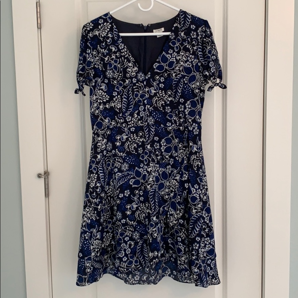 J. Crew floral print dress